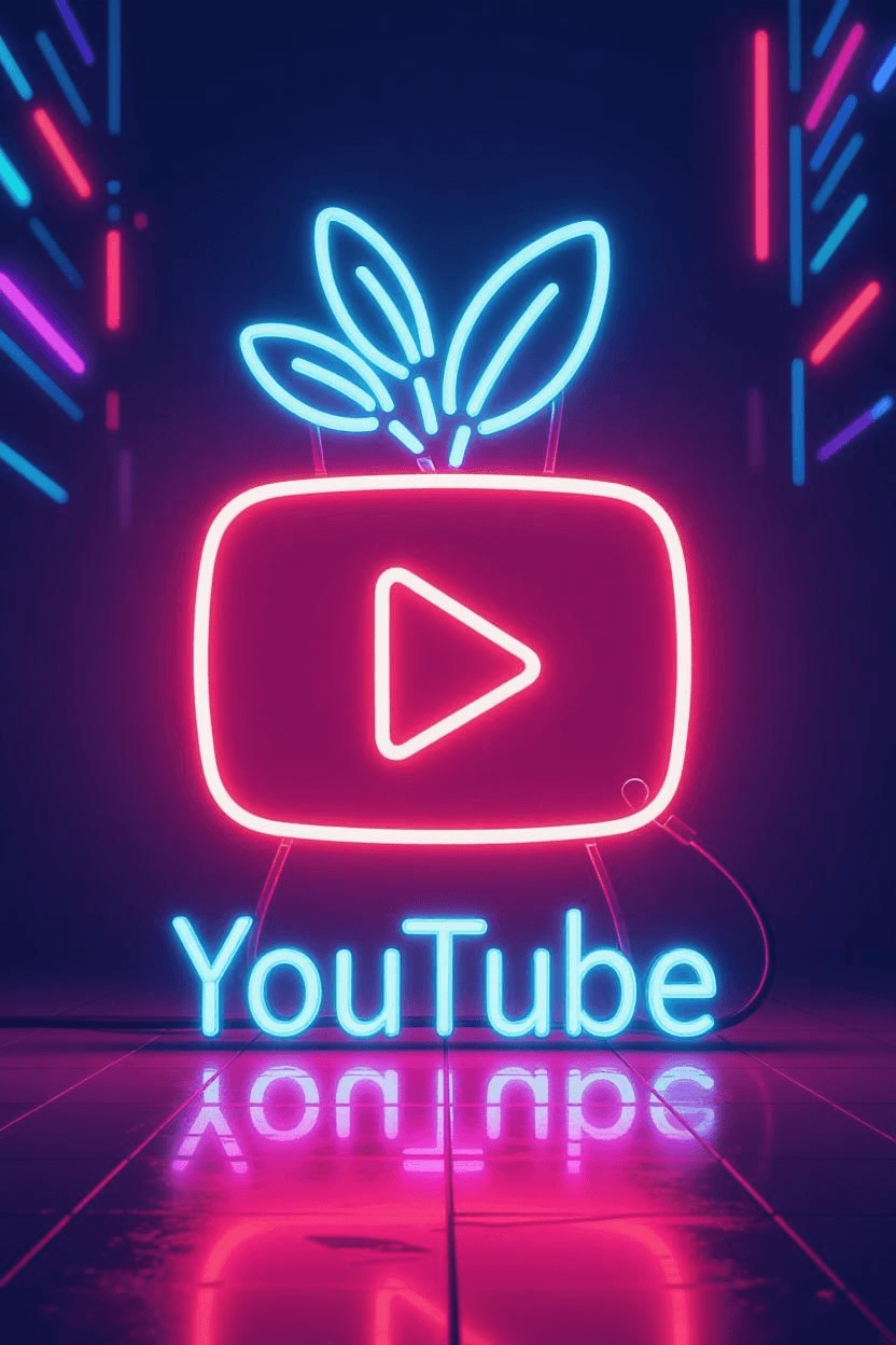 YouTube neon